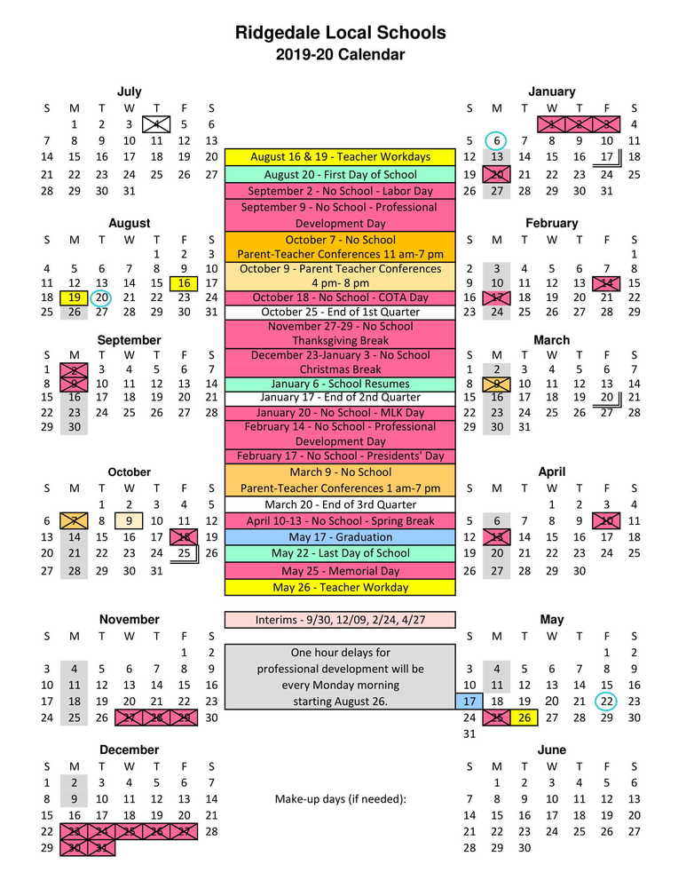 Marysville Ohio School Calendar District Calendar 2022
