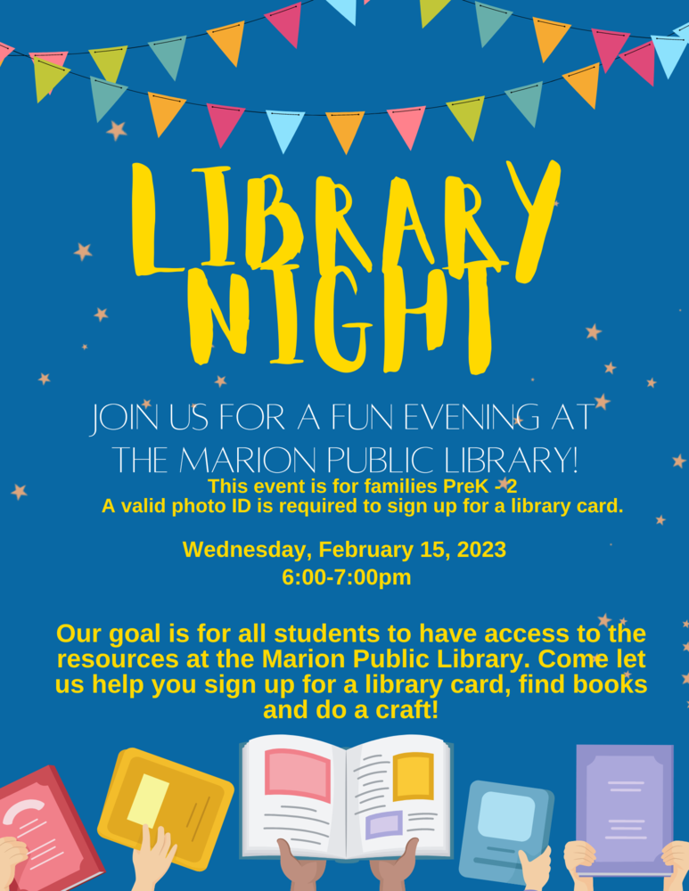 Library Night - February 15 @ 6pm