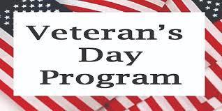 Veterans Day Program - Photos Needed
