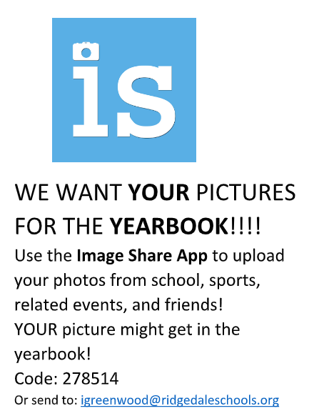 We Want Your Pictures For the Yearbook!