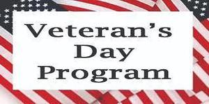 Veterans Day Program - Photos Needed