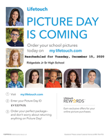Jr./Sr. High Picture Day Rescheduled