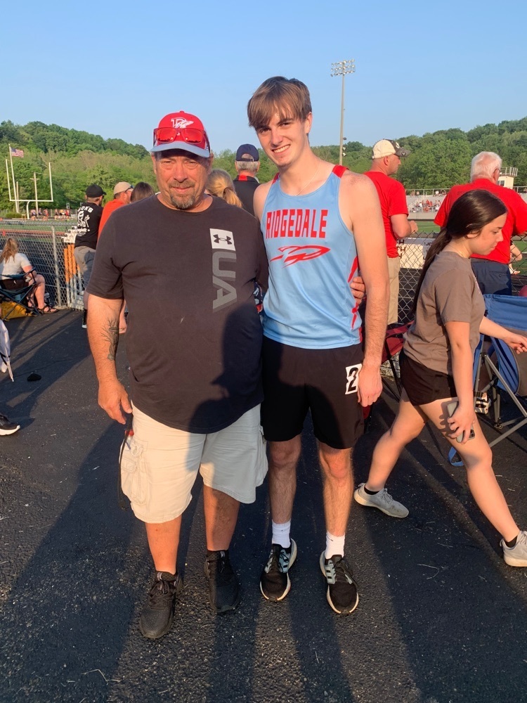 Coach Tilley and Gage Gleespen